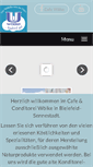 Mobile Screenshot of cafe-woelke.de